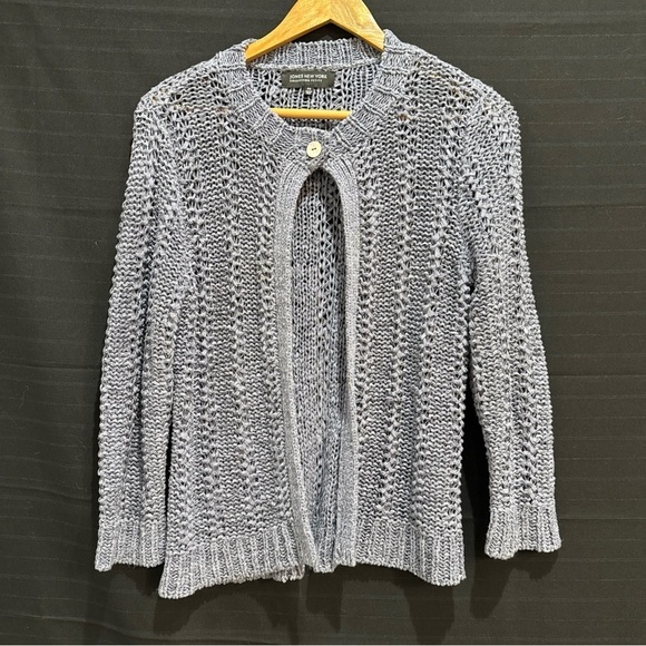 Jones New York Sweaters - Jones New York Collection Petite Small Open Front Chunky Knit Cardigan Sweater